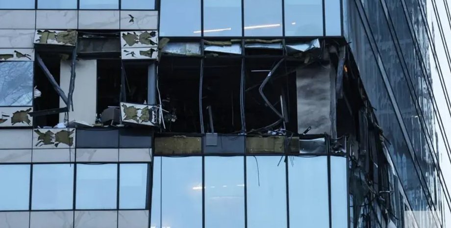 атака на москву, атака дронів по Москві, атака дронів по "Москва-Сіті", наслідки ударів БПЛА по Москві