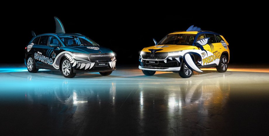 Кросовери Шкода, Skoda Kodiaq, Skoda Enyaq, кросовери Skoda, тюнінг Skoda Kodiaq, Сан-Хосе Шарк, Нешвіл Предаторз