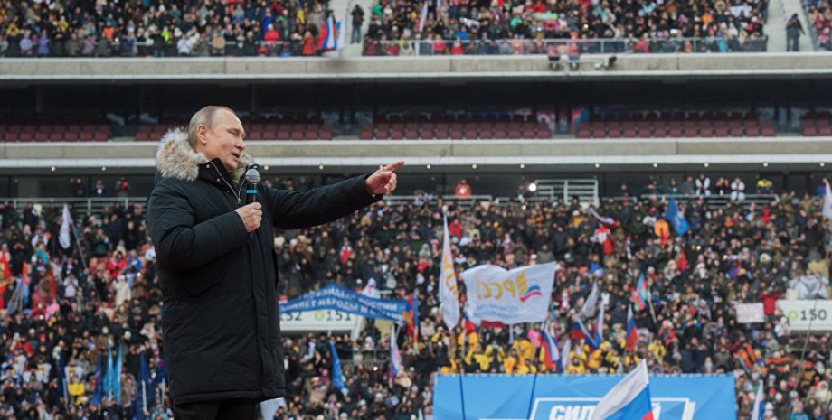 Владимир Путин, президент, Кремль, выступление, выступление Путина, митинг Путин