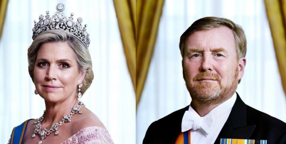 король Нидерландов Виллем-Александр и его жена королева Максима