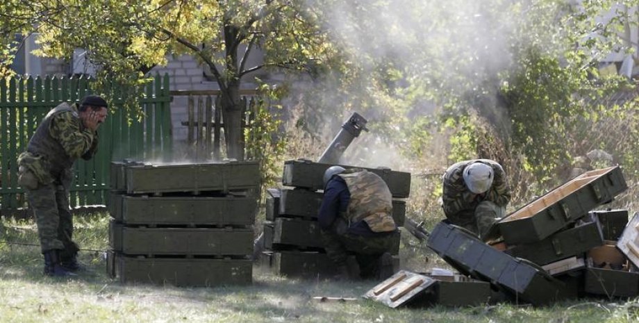 Террористы обстреливают позиции АТО / Фото: ТСН