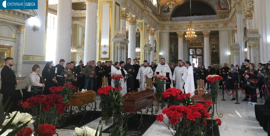 церемония прощания, похороны, семья глодан, Валерия глодан, Одесса похороны