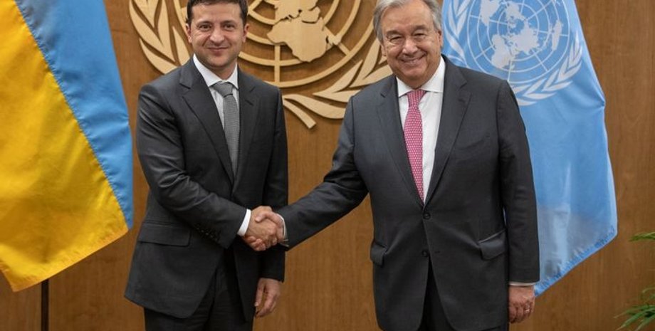 Антониу Гуттериш, генсек ООН, генеральный секретарь ООН, секретарь ООН, генсекретарь ООН, Владимир Зеленский