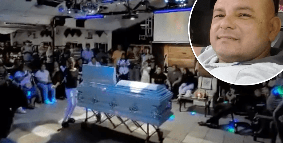 Похорон у нічному клубі, танцювали навколо труни, танці навколо труни, любив веселитися, потрапили в заголовки газет, вірусне відео, соцмережі