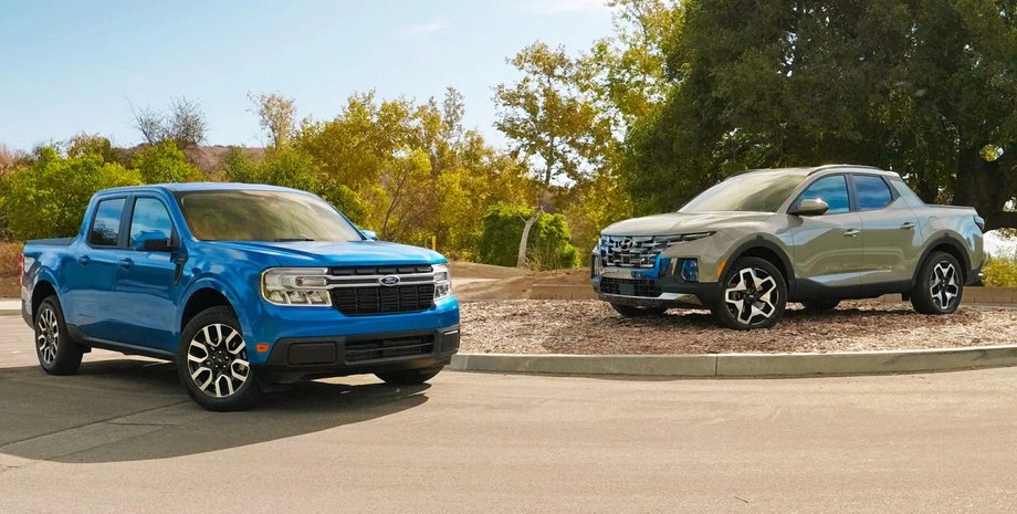 пикап Toyota, Toyota RAV4, Toyota Hilux, Ford Maverick, Hyundai Santa Cruz