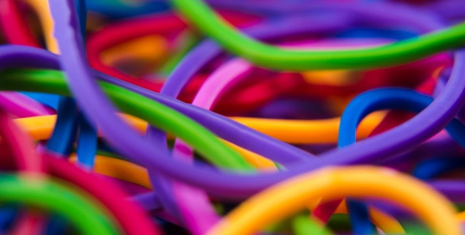 резинки разноцветная резинка