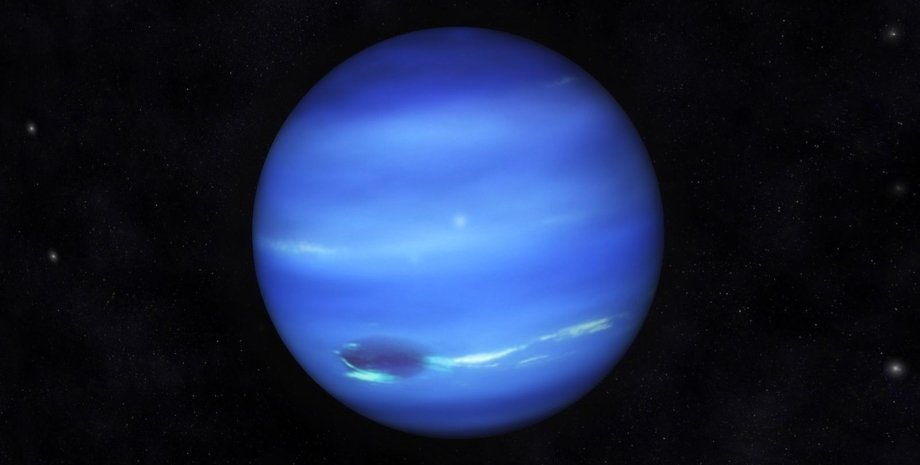газовый гигант Нептун, космос, фото