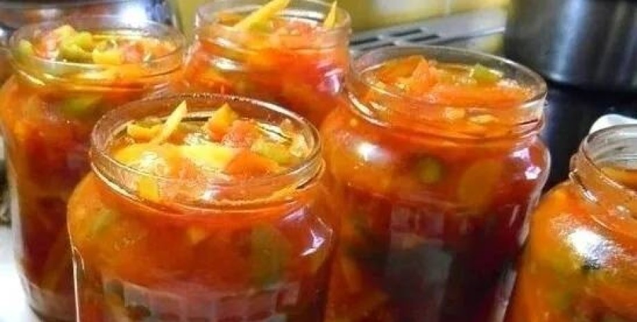 овощной салат овощной салат, заготовки на зиму, еда, консервация