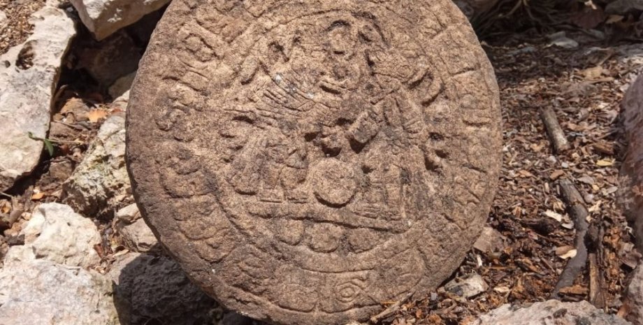 каменный диск, игра в мяч, цивилизация майя