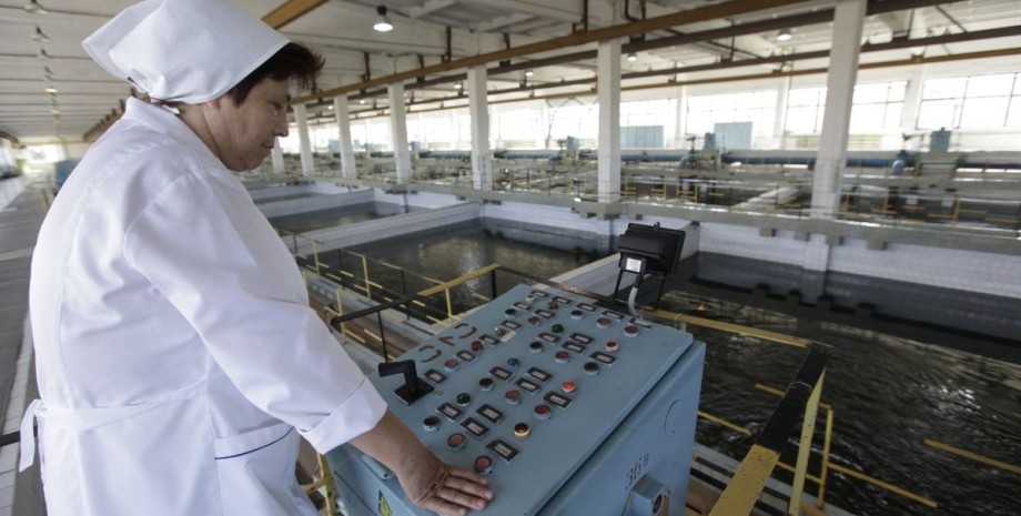 очистка воды, очистные сооружения очистка воды, очистные сооружения, отключение света