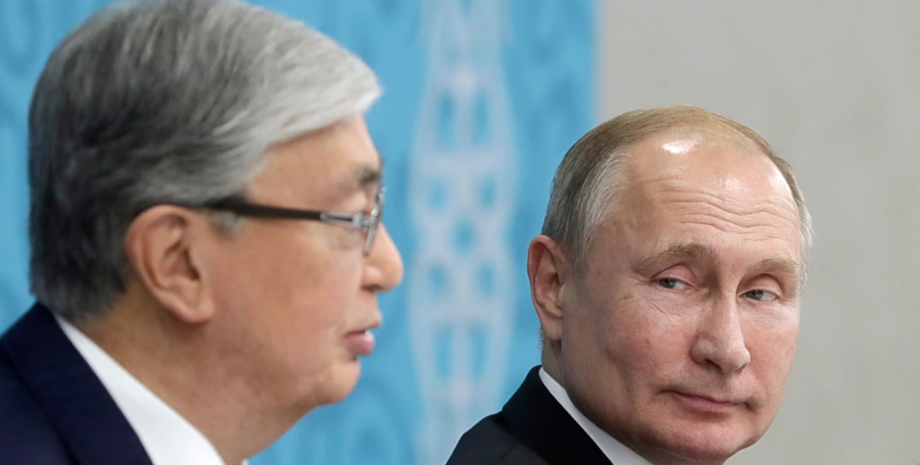 Касим-Жомарт Токаєв та Володимир Путін, постачання нафти з Казахстану в обхід Росії