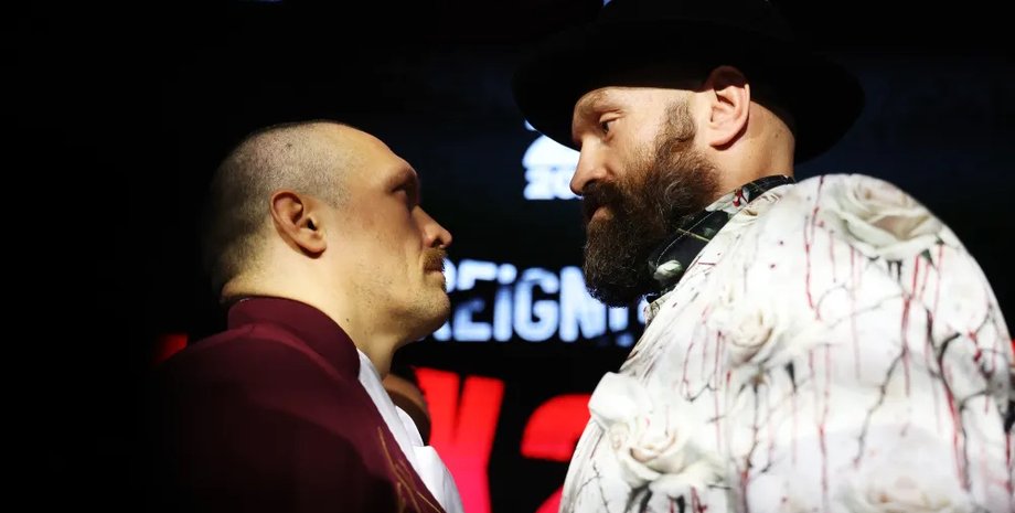 Александр Усик, Тайсон Фьюри, битва взглядов