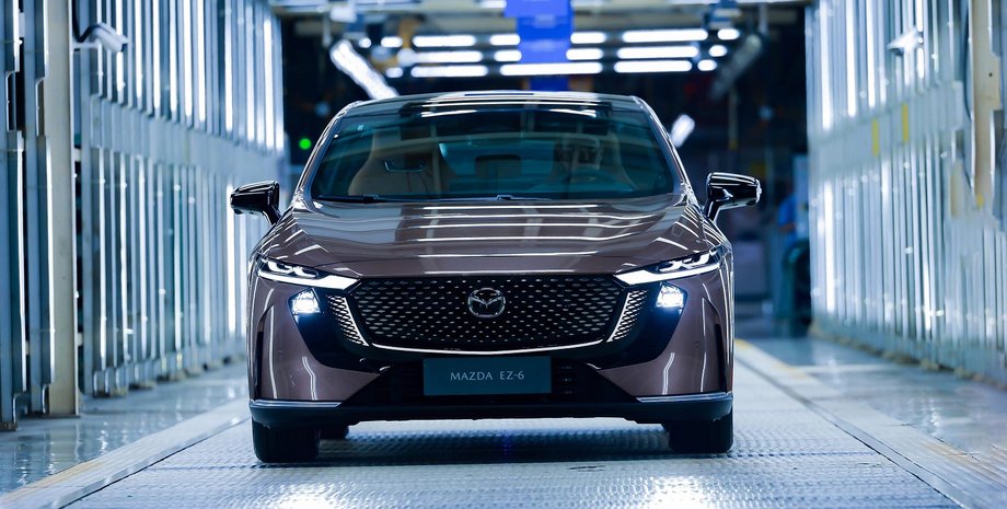 Mazda EZ-6, новая Mazda EZ-6, электромобиль Mazda, Mazda 6, Mazda EZ-6