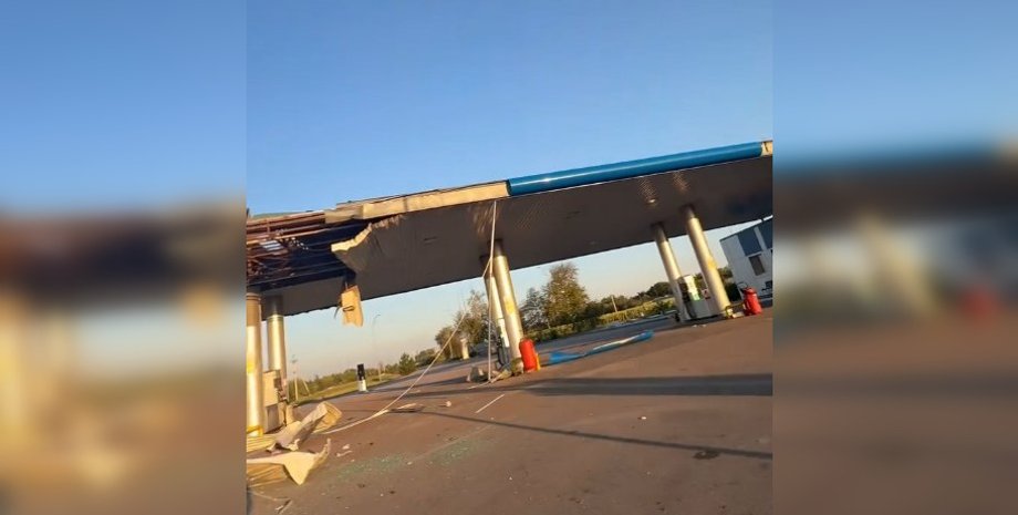 Российский дрон долетел до автозаправочной станции в Днепропетровской области на расстоянии 26 км от фронта