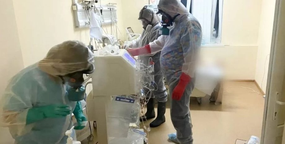 Киев, Александровская больница, дельта штамм, индийский штамм,