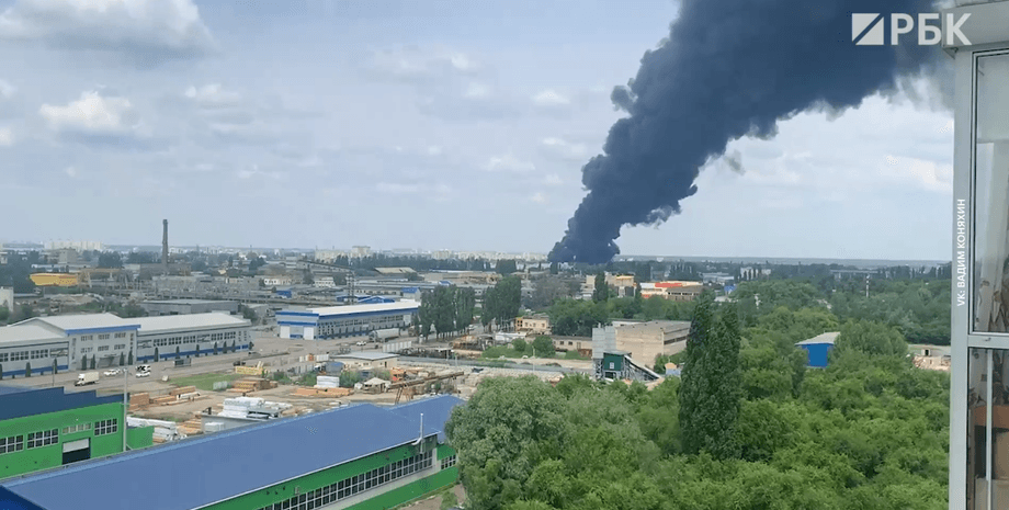 нефтебаза в Воронеже, "вагнеровцы" удар по нефтебазе