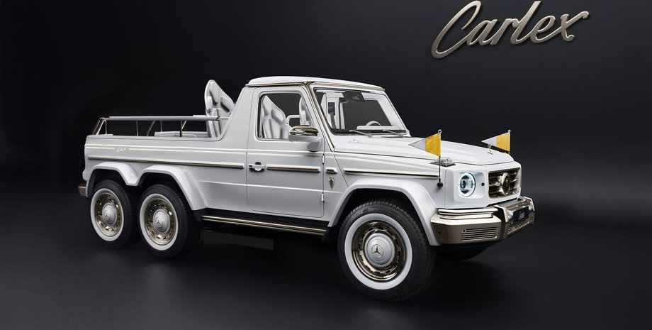 шестиколісний гелендваген, тюнінг Геледвагена, Mercedes G-Class, папамобіль Mercedes