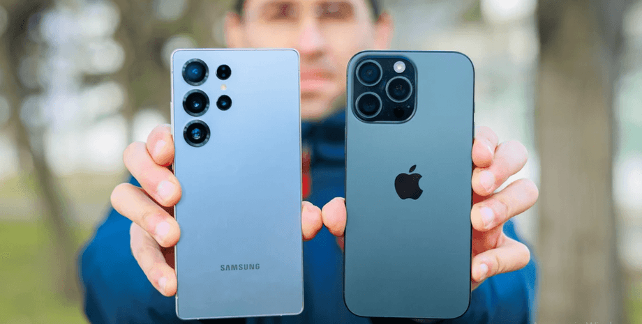 iPhone 16 Pro Max Samsung Galaxy S25 Ultra смартфони