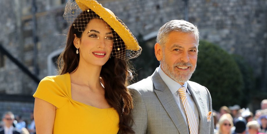 Амаль и Джордж Клуни, жена джорджа клуни, дети джорджа клуни, санта клаус, парни в лодке фильм