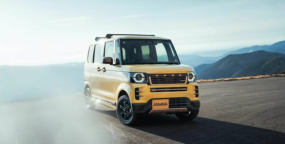 Honda N-Box, тюнинг Honda, Range Rover