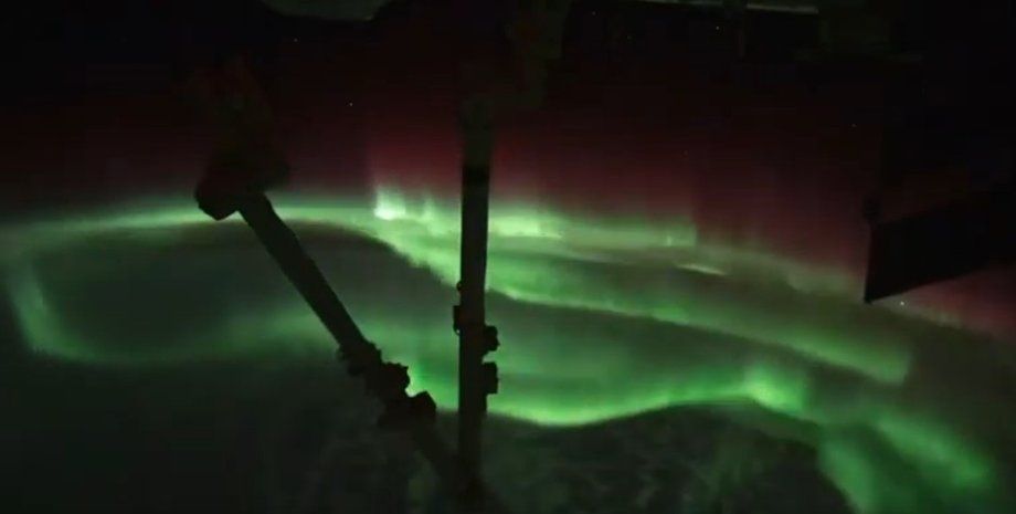 полярное сияние, МКС
