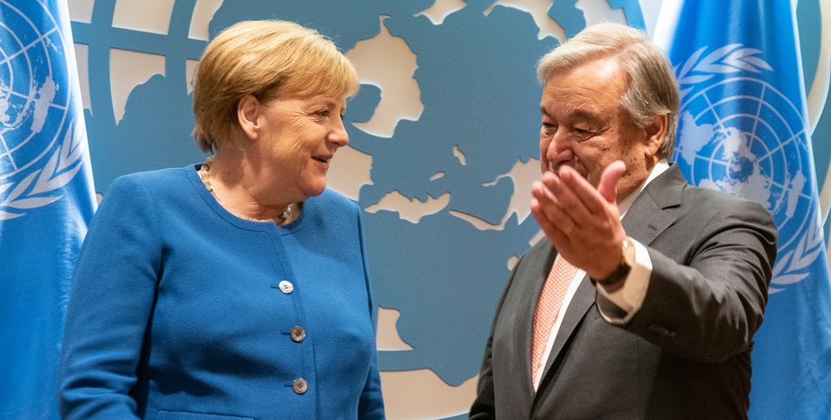 Ангела Меркель, Антоніу Гутерріш, ООН, канцлер Німеччини, ФРН, посада