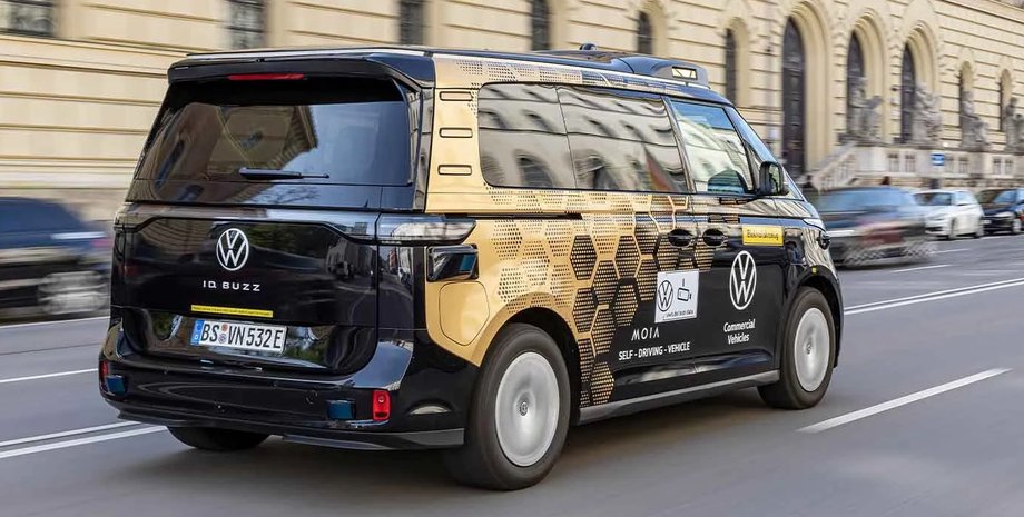 Volkswagen, Volkswagen ID.Buzz, Авто, Автомобілі, Електромобілі, Безпілотний транспорт, Автономне таксі, Фото