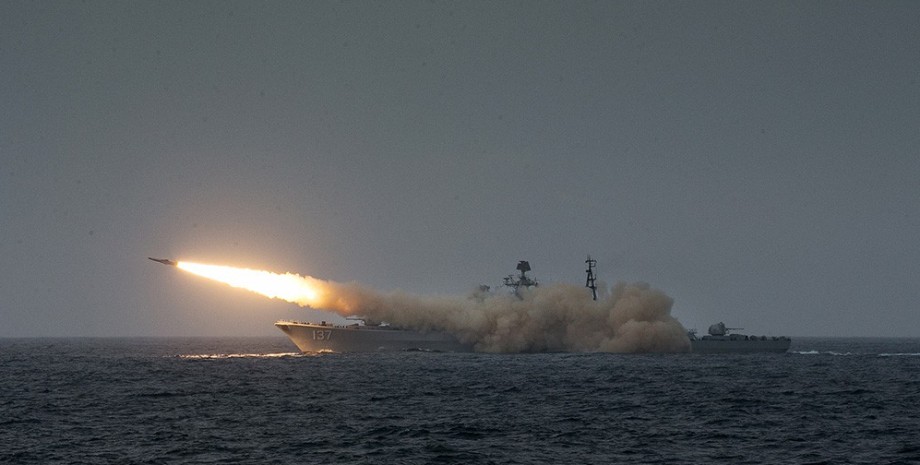 Сколько "Калибров" могут запустить россияне с моря Калибр, обстрел, Черное море, атака ВС РФ