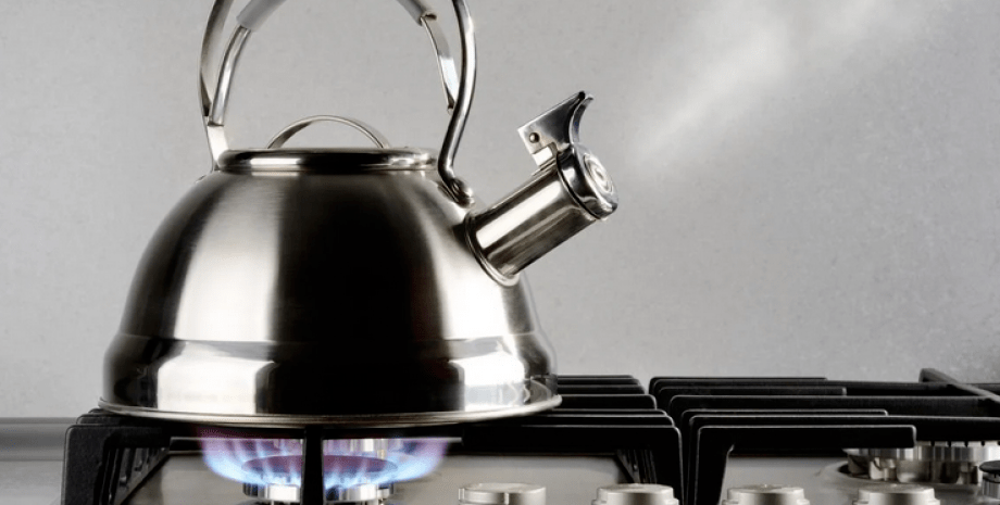 чайник чайник, плита, газ
