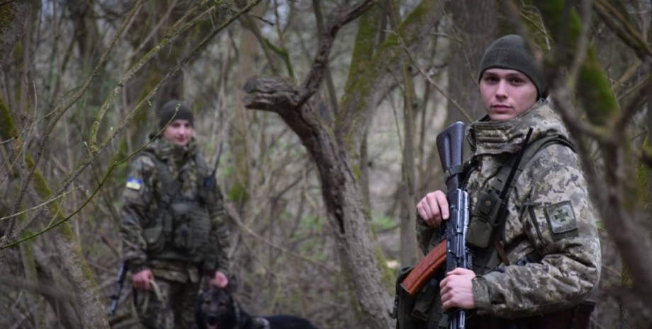 Украинские пограничники, военные, ГПСУ