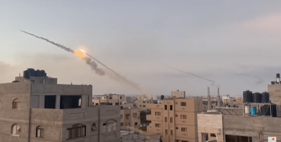 Ракета, ХАМАС, сектор Газа, обстріл, військова база Ізраїлю, ядерна зброя, Близький Схід, фото