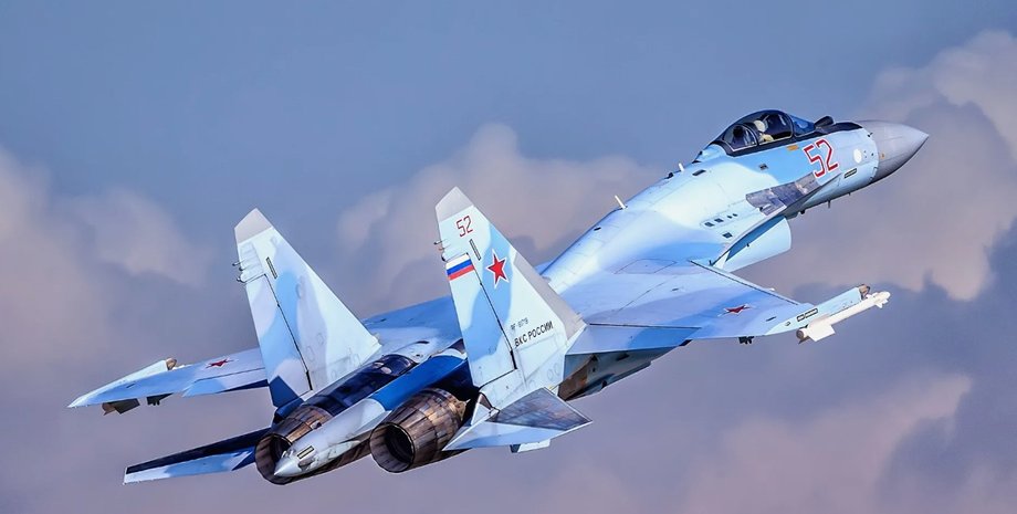 російський винищувач, Су-35, війна в україні, війна з росією, літак, курська область