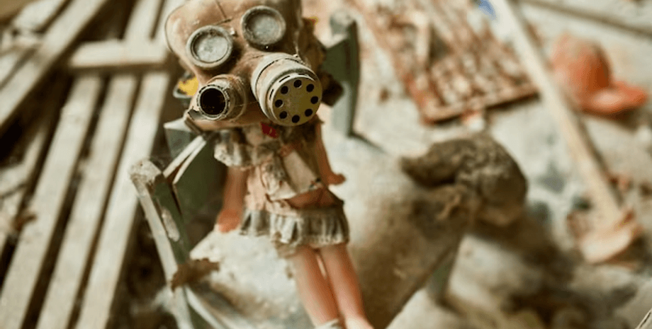 кукла, игрушка, детская игрушка, противогаз