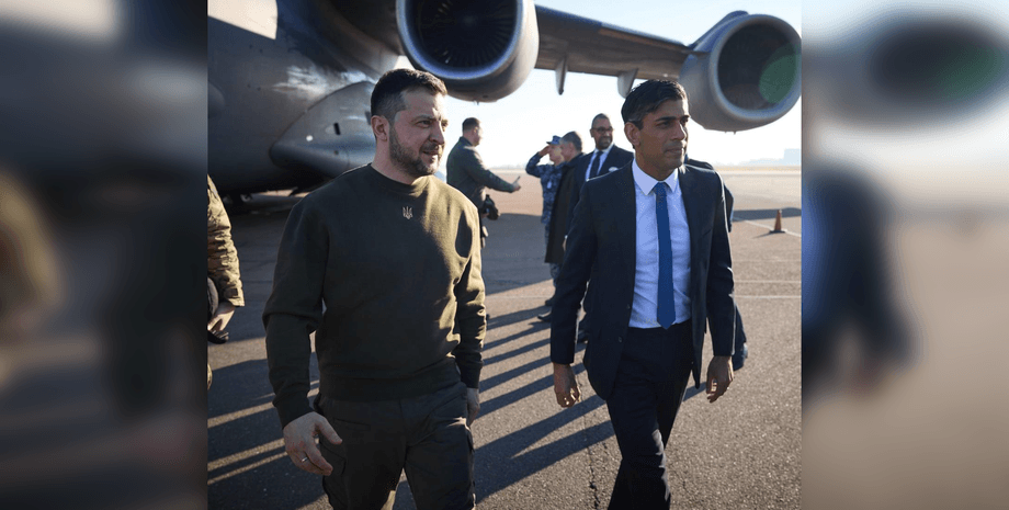 володимир зеленський, зеленський, ріші сунак, британія, великобританія, зустріч