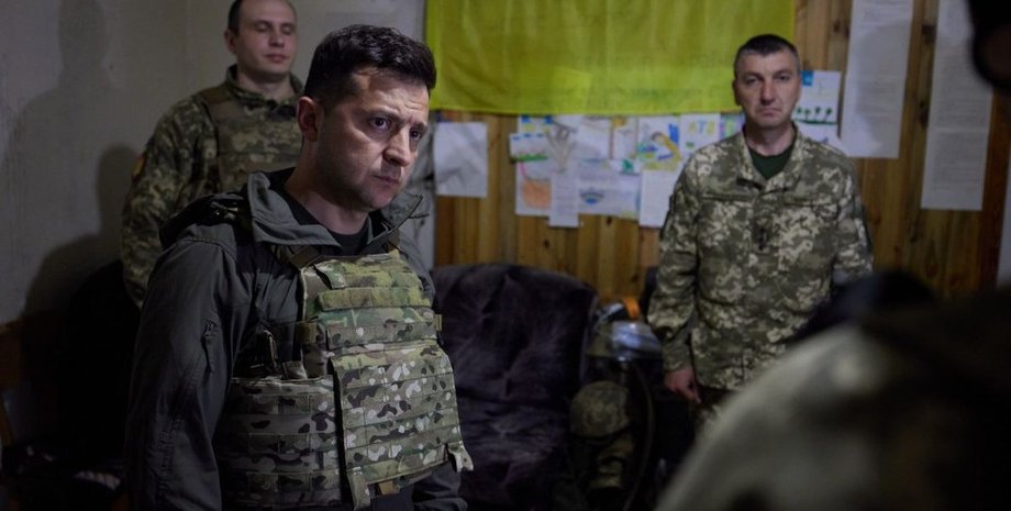 Зеленский, Донбасс, ООС, передовая,