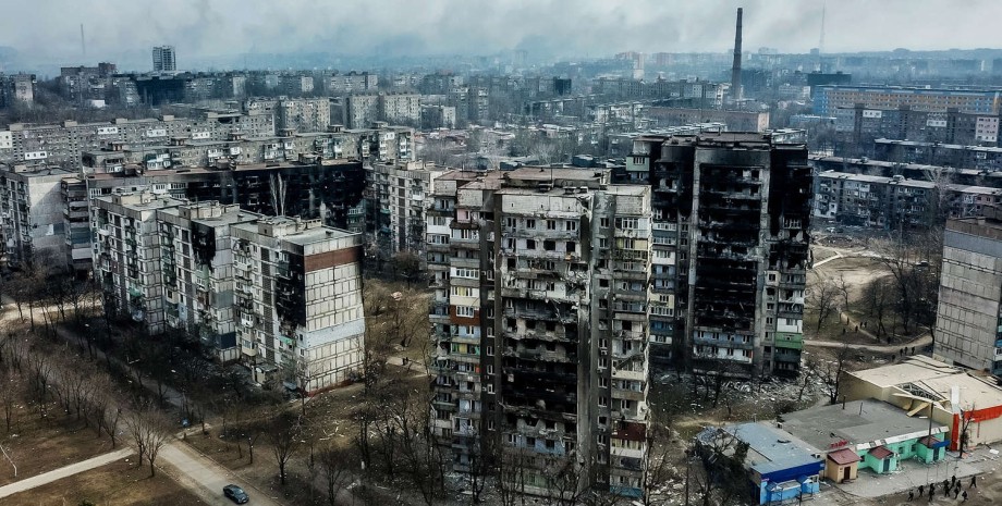 Разрушения, Мариуполь, война, фото