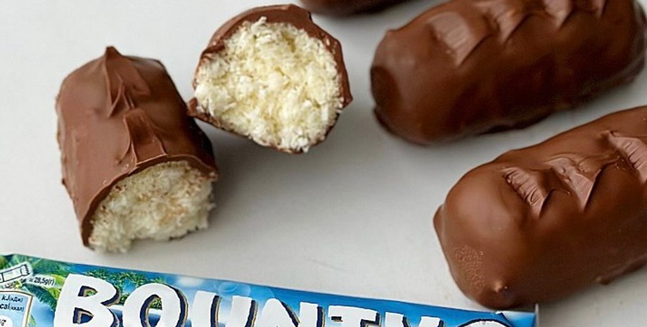 баунти, шоколадка, десерт