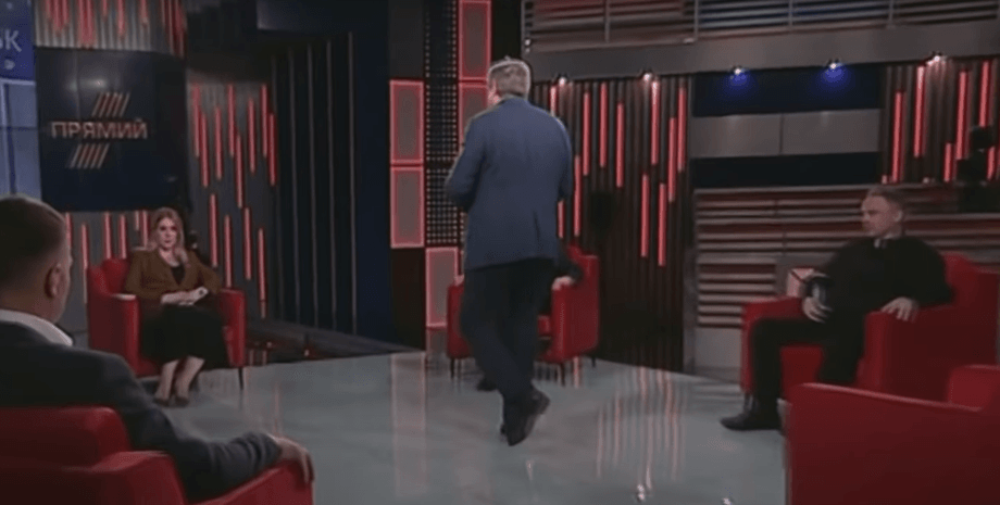 Олександр Качний, нардеп, ОТЗЖ, втік з ефіру, втік зі студії, питання про донбасі, ситуація на донбасі