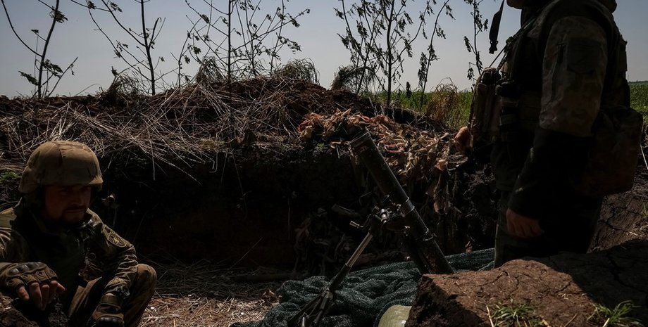 Бойцы ВСУ Бахмуте