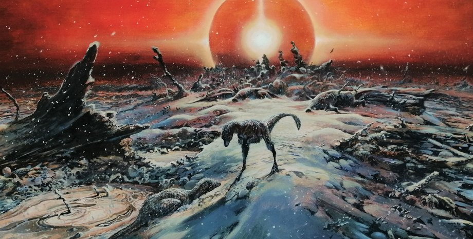 Астероид вызвал попадание в атмосферу аэрозолей серы, что привело к глобальному похолоданию на Земле