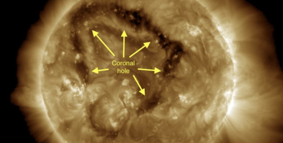 Солнце корональная дыра Солнце корональная дыра