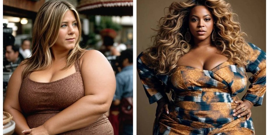 Дженнифер Энистон и Бейонсе с лишними килограммами