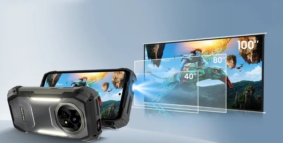 blackview cмартфон с проектором защищенный смартфон 2025