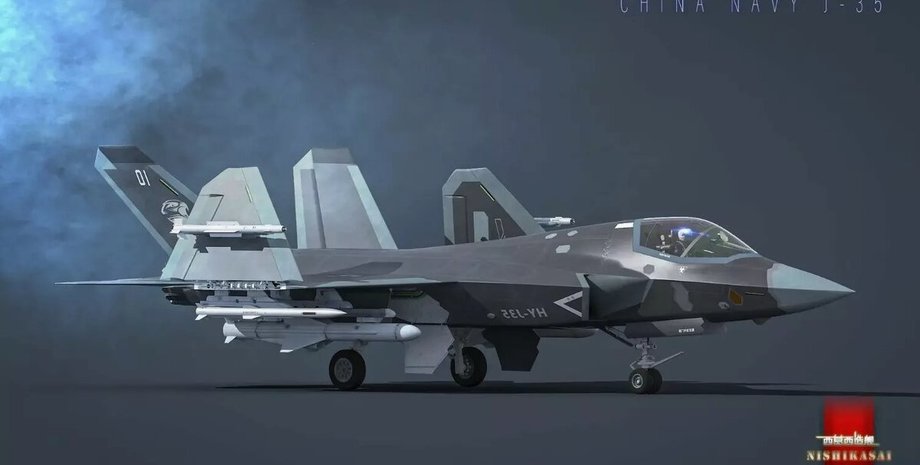 J-35, Китайський винищувач J-35, літак J-35, винищувач J-35, стелс-винищувач
