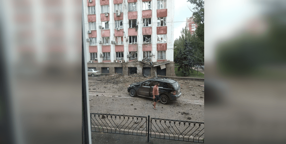 донецк, днр, мвд, здание мвд, мвд днр