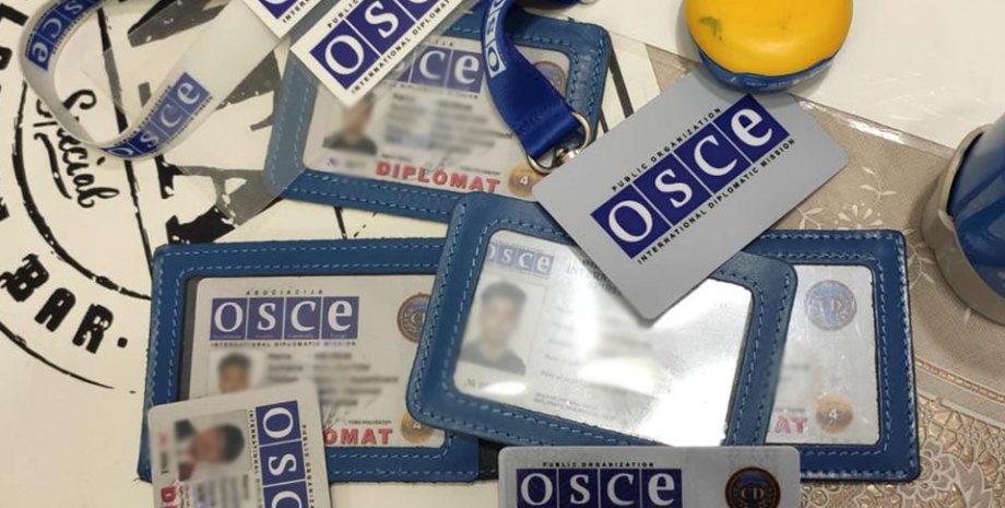 ОБСЕ, поддельное удостоверение