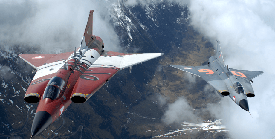 saab 35 draken, истребитель Saab 35 Draken, истребитель Draken, истребитель Saab, маневр кобра