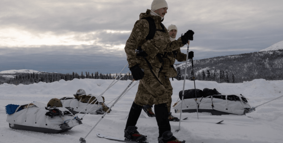 лыжник, военные на лыжах, силы спецопераций, бойцы ссо, спецназ зимой