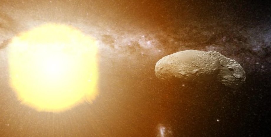 Солнце, астероид, космос