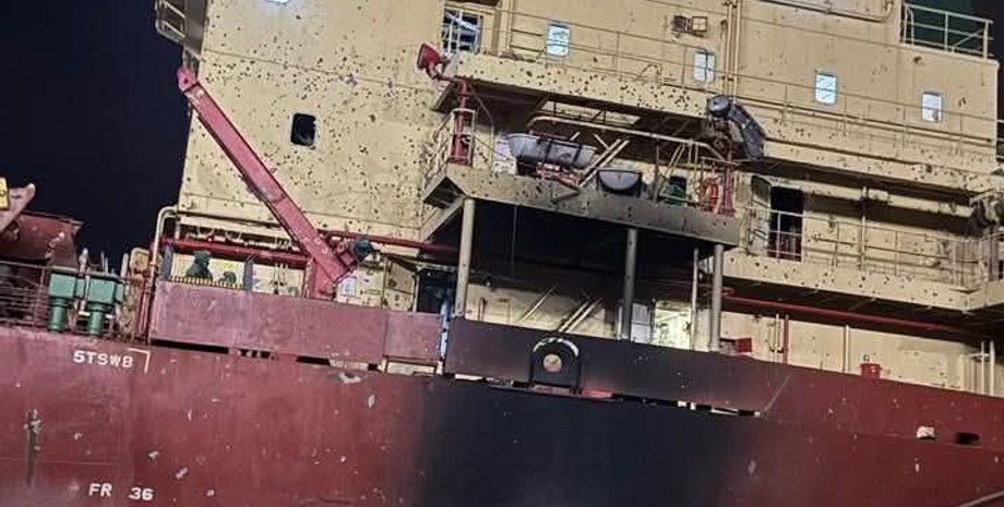 Последствия удара по Одесскому морскому порту